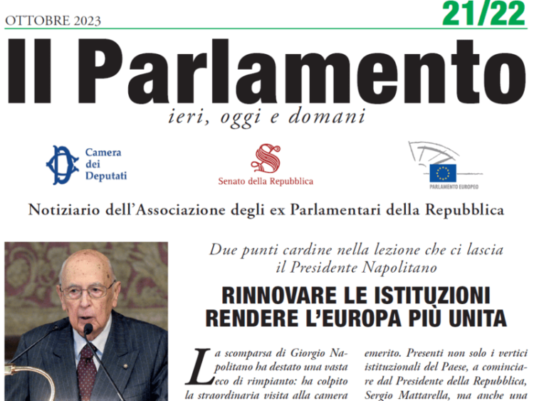 "Il Parlamento. Ieri,oggi e domani", n. 21-22